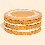 10" Carrot Crackle Marshmallow Cake