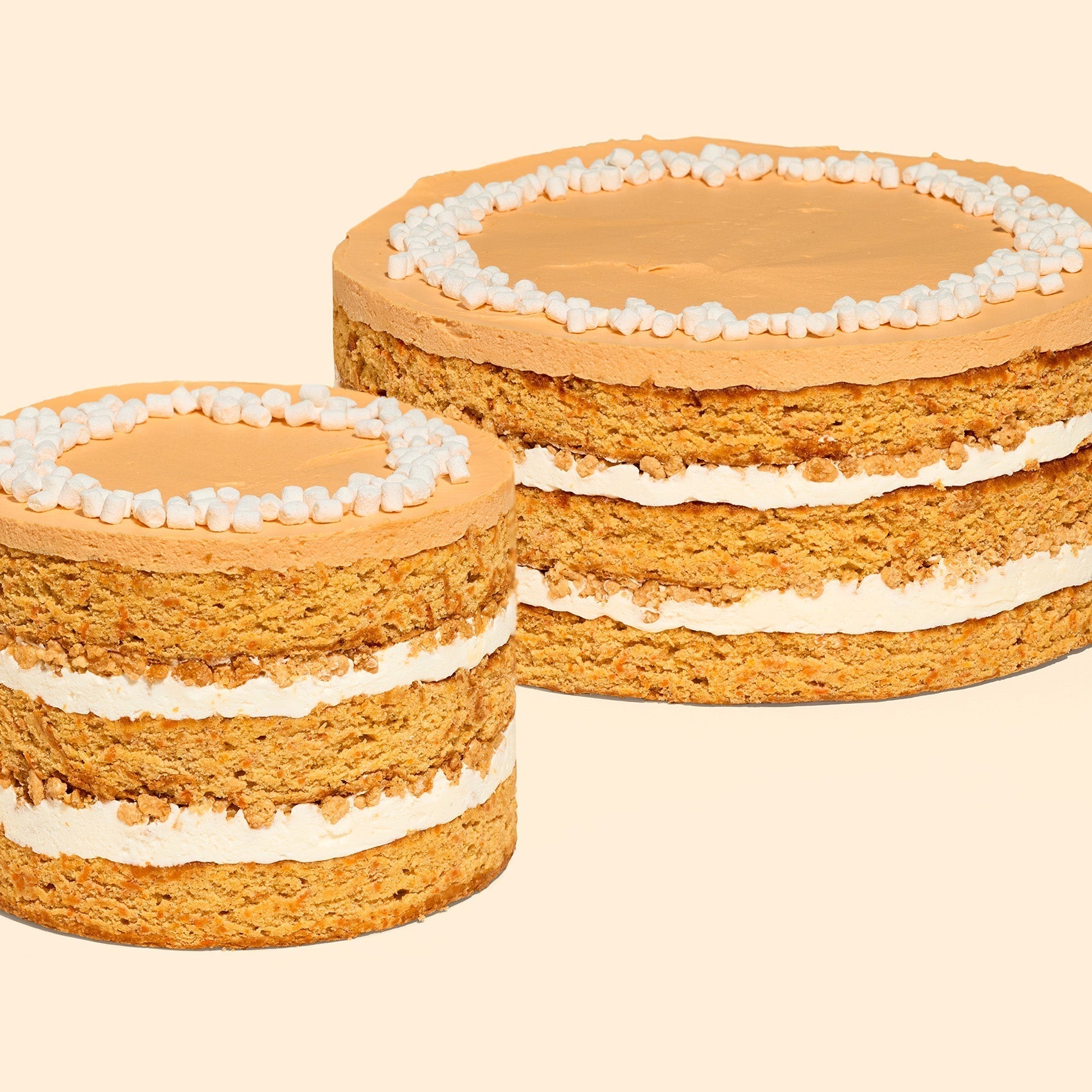 10" Carrot Crackle Marshmallow Cake