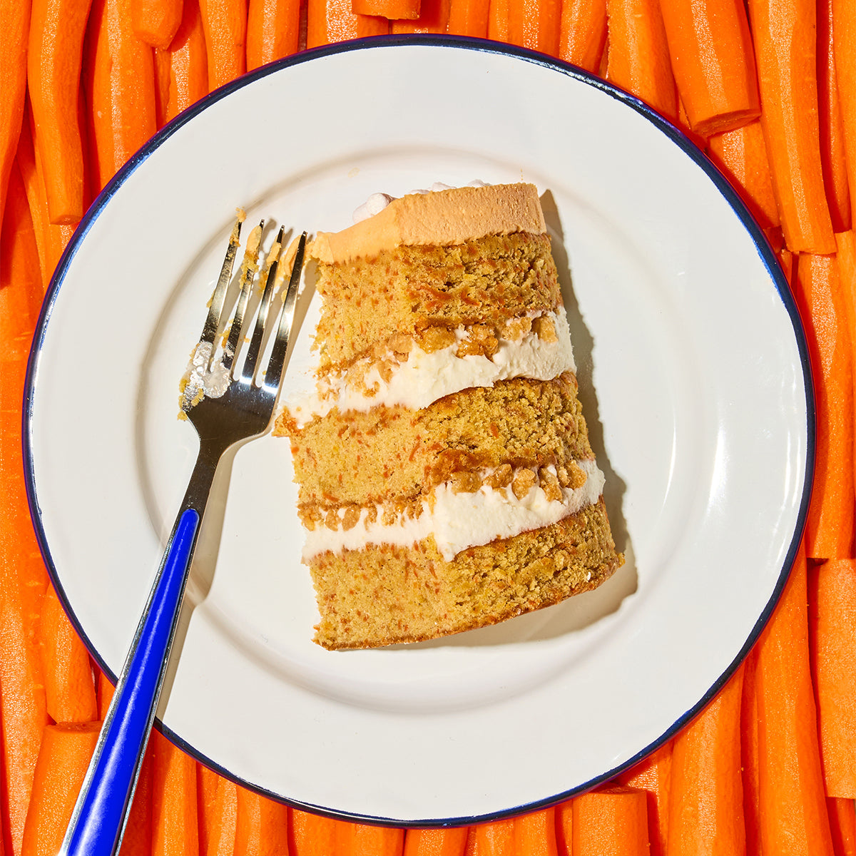 6" Carrot Crackle Marshmallow Cake