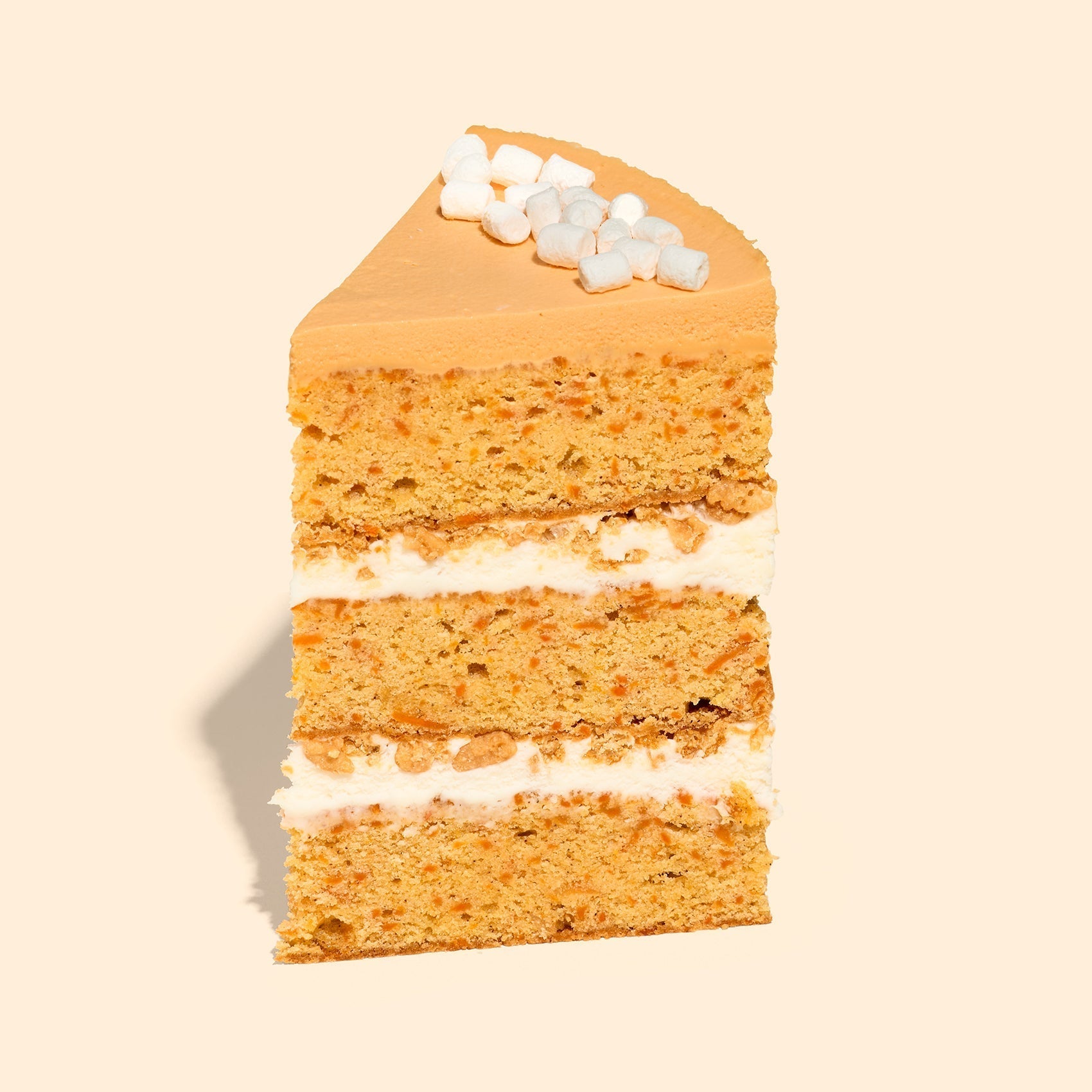 6" Carrot Crackle Marshmallow Cake